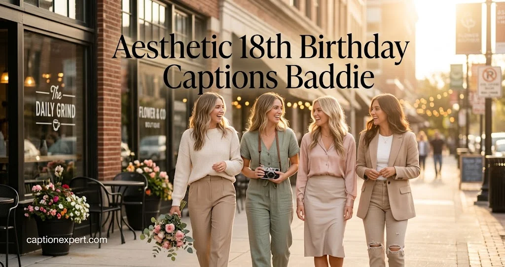  Aesthetic 18th Birthday Captions Baddie 

