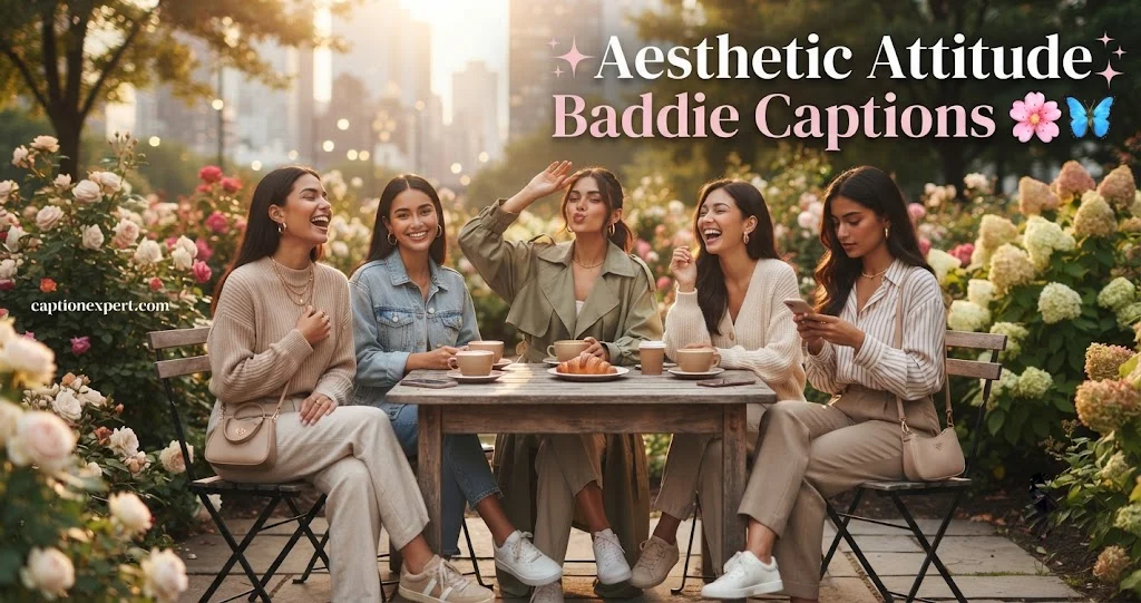 Aesthetic Attitude Baddie Captions