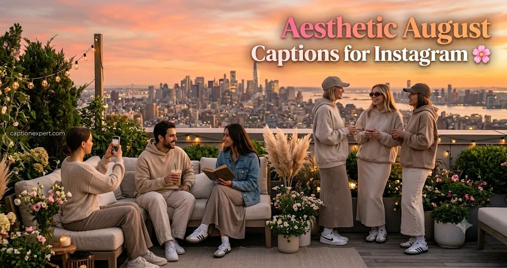 Aesthetic August Captions for Instagram