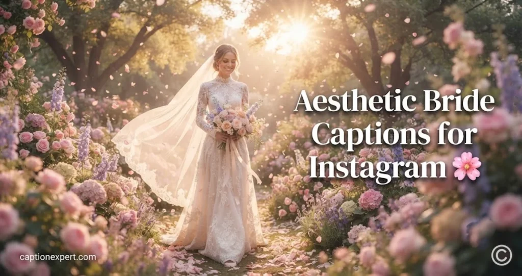 Aesthetic Bride Captions for Instagram