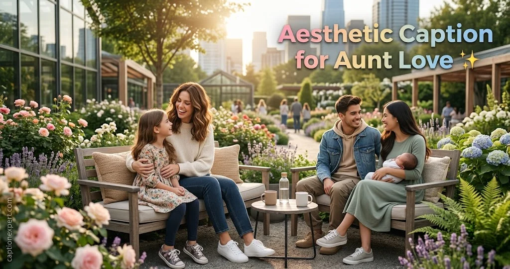 Aesthetic Caption for Aunt Love 