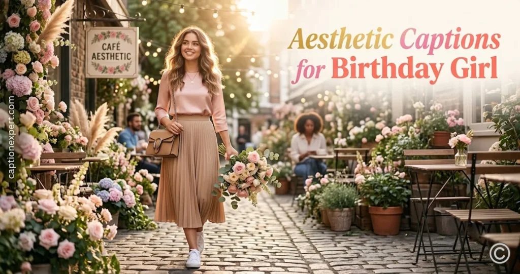 Aesthetic Captions for Birthday Girl