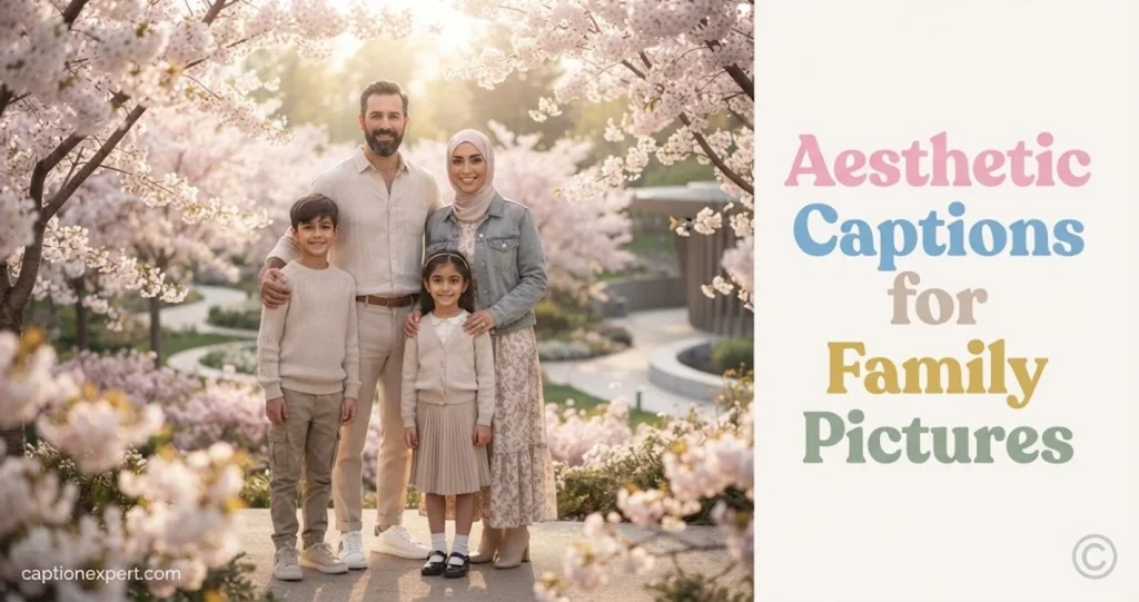 Aesthetic Captions for Family Pictures