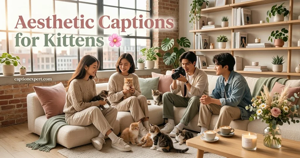  Aesthetic Captions for Kittens