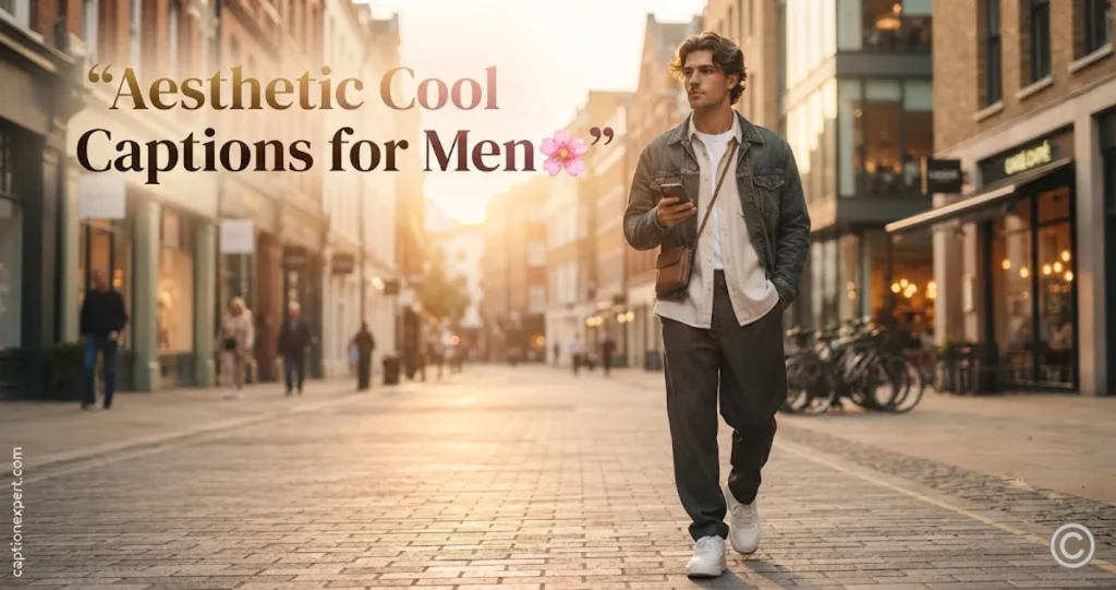 Aesthetic Cool Captions for Men 
