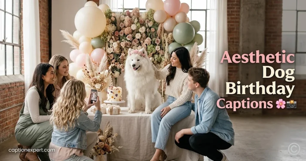 Aesthetic Dog Birthday Captions 