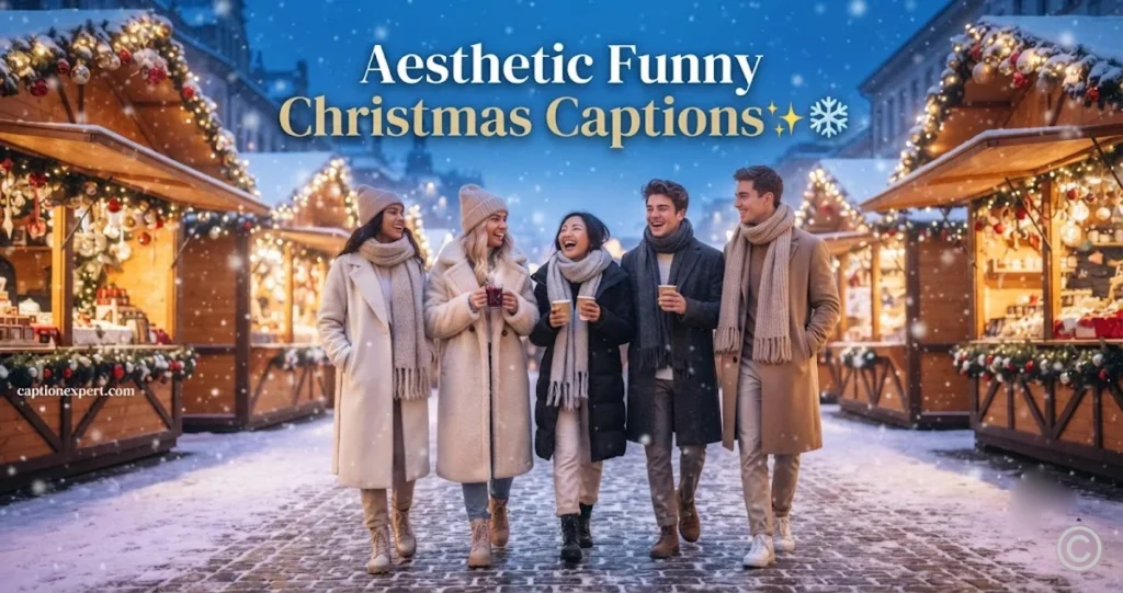 Aesthetic Funny Christmas Captions 