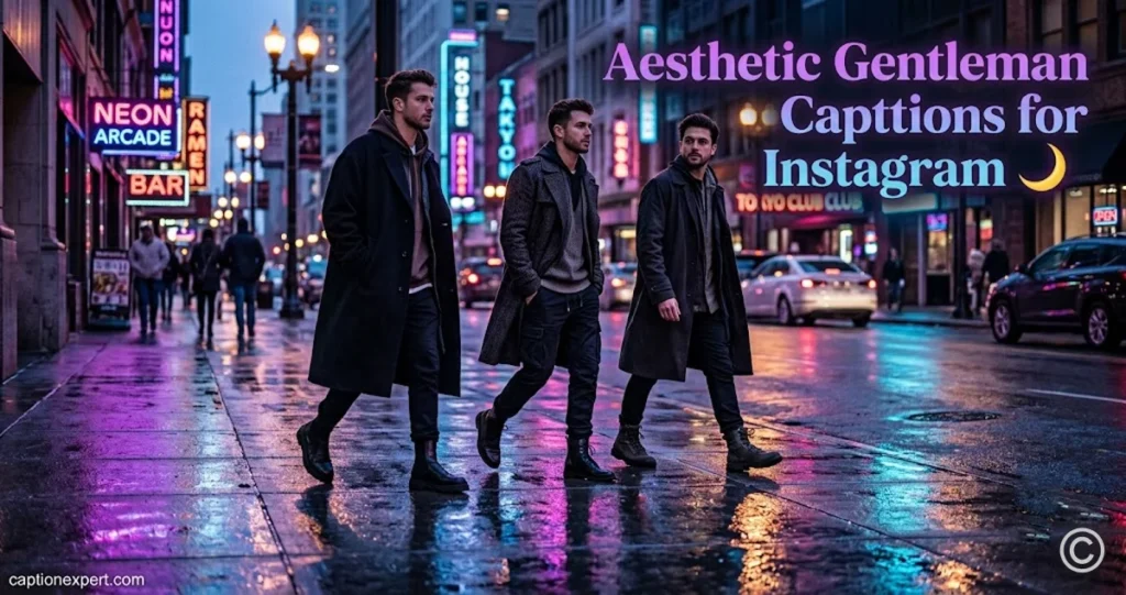 Aesthetic Gentleman Captions for Instagram