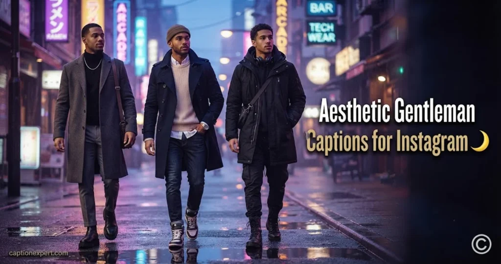 Aesthetic Gentleman Captions for Instagram