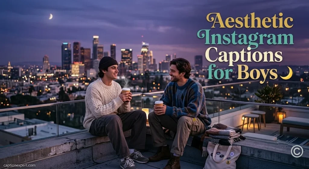 Aesthetic Instagram Captions for Boys