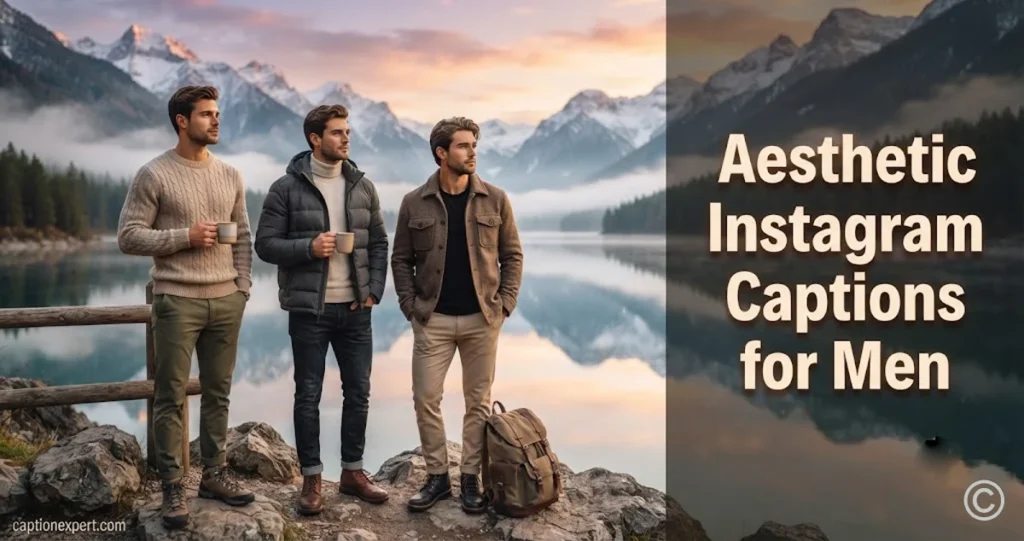 Aesthetic Instagram Captions for Men