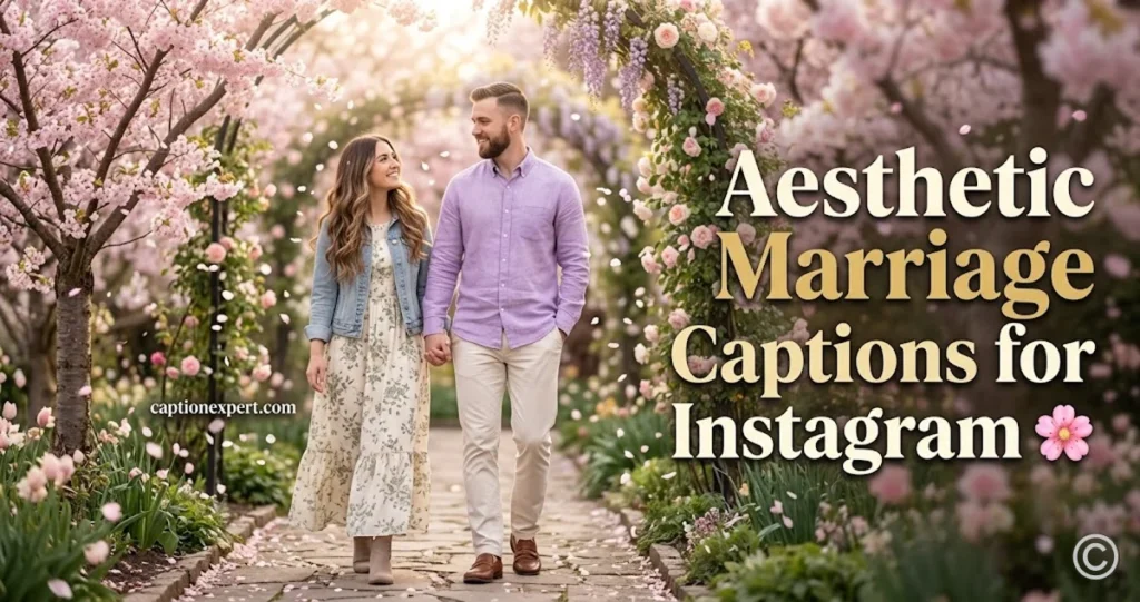 Aesthetic Marriage Captions for Instagram