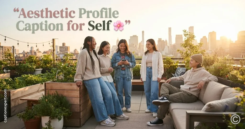 Aesthetic Profile Caption for Self 