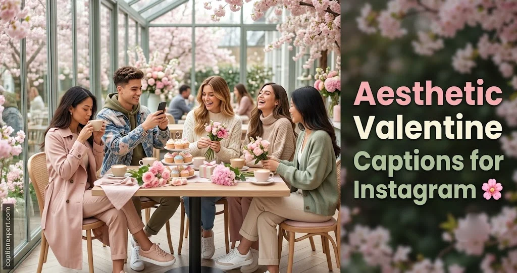  Aesthetic Valentine Captions