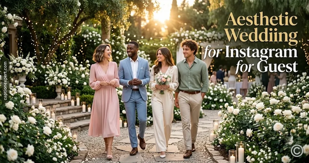 Aesthetic Wedding Captions for Instagram for Guest