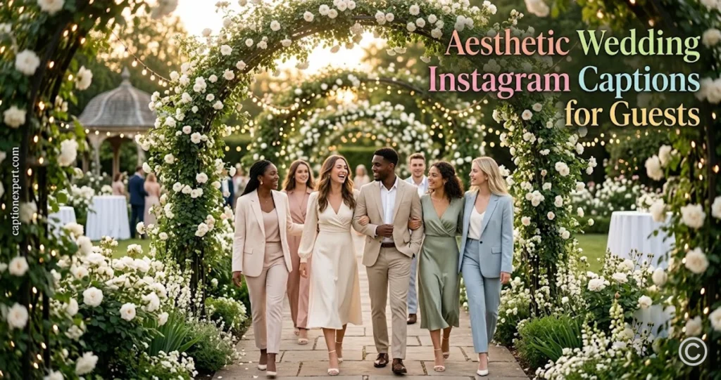 Aesthetic Wedding Instagram Captions for Guests 
