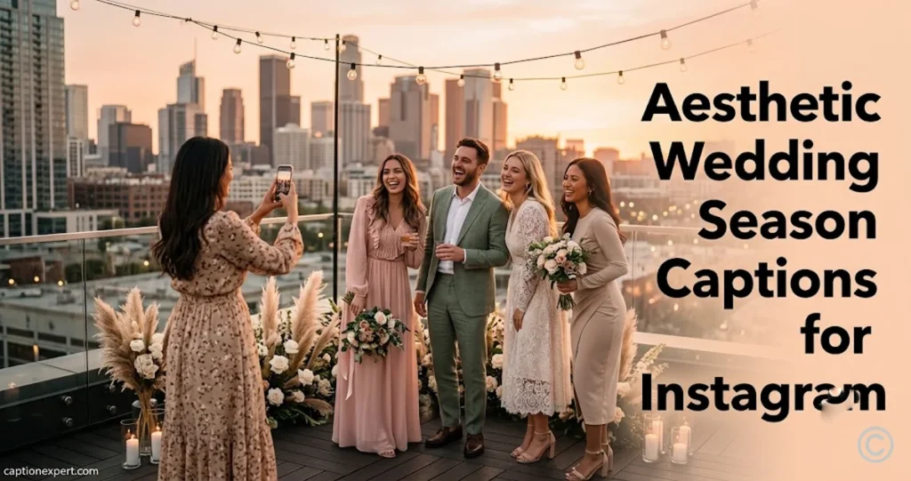 Aesthetic Wedding Season Captions for Instagram 