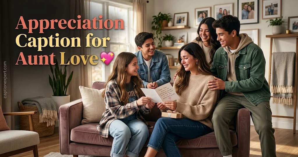 Appreciation Caption for Aunt Love 