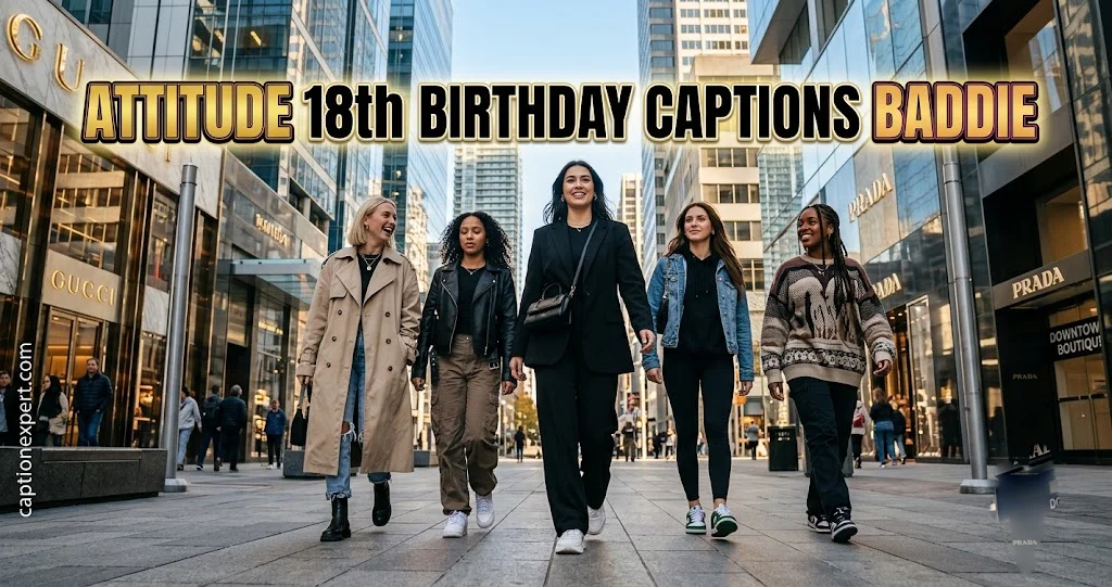  Attitude 18th Birthday Captions Baddie
