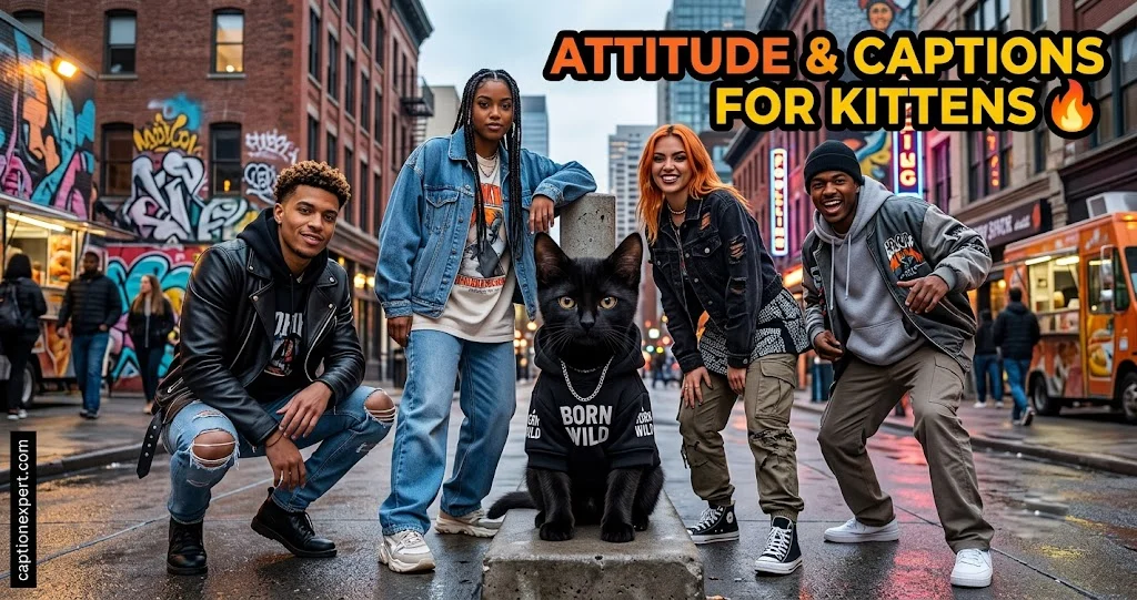 Attitude Captions for Kittens