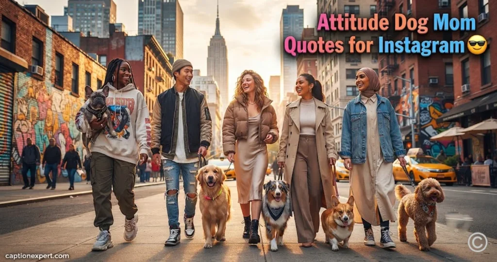 Attitude Dog Mom Quotes for Instagram 
