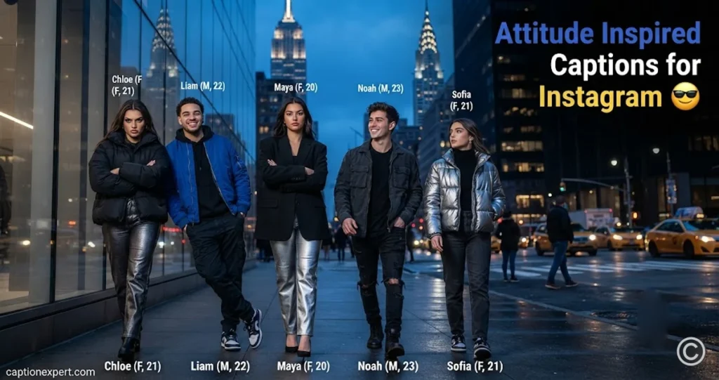 Attitude Inspired Captions for Instagram