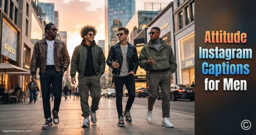 Attitude Instagram Captions for Men