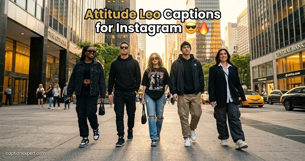 Attitude Leo Captions for Instagram