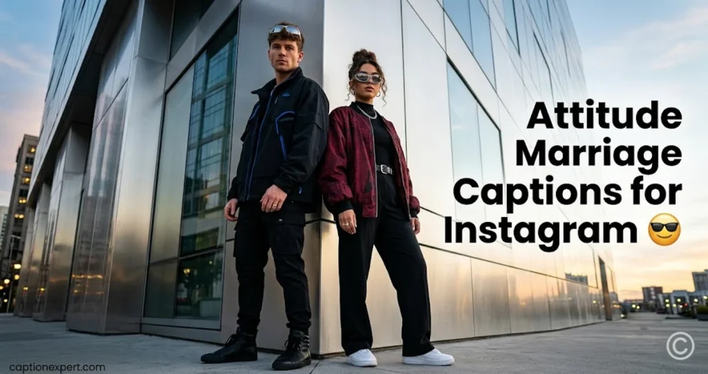 Attitude Marriage Captions for Instagram