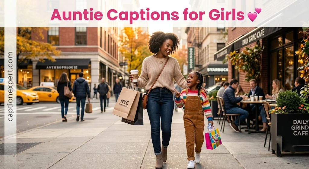 Auntie Captions for Girls