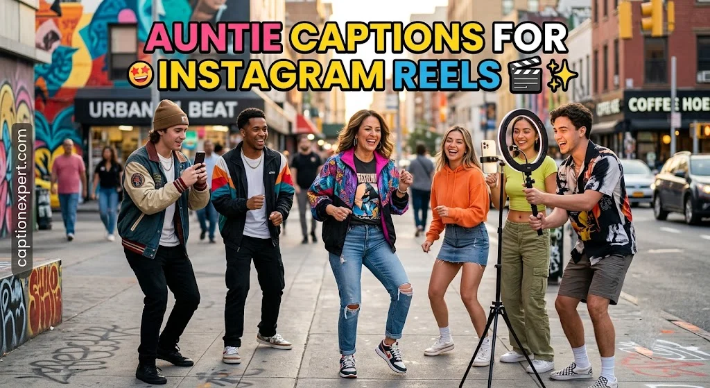 Auntie Captions for Instagram Reels