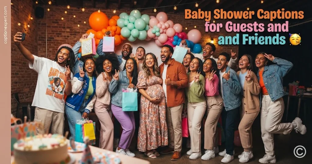 Baby Shower Captions for Guests and Friends