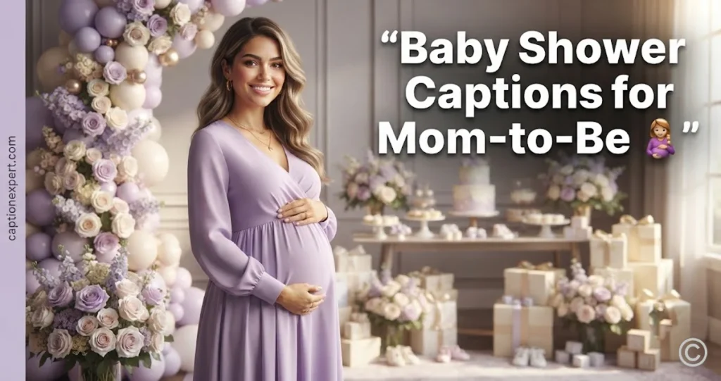 Baby Shower Captions for Mom-to-Be