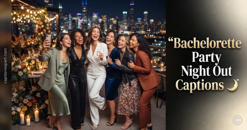Bachelorette Party Night Out Captions