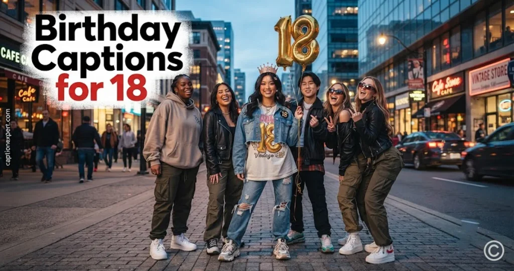 Birthday Captions for 18