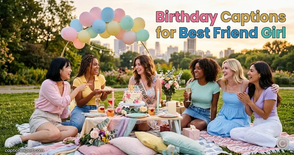 Birthday Captions for Best Friend Girl