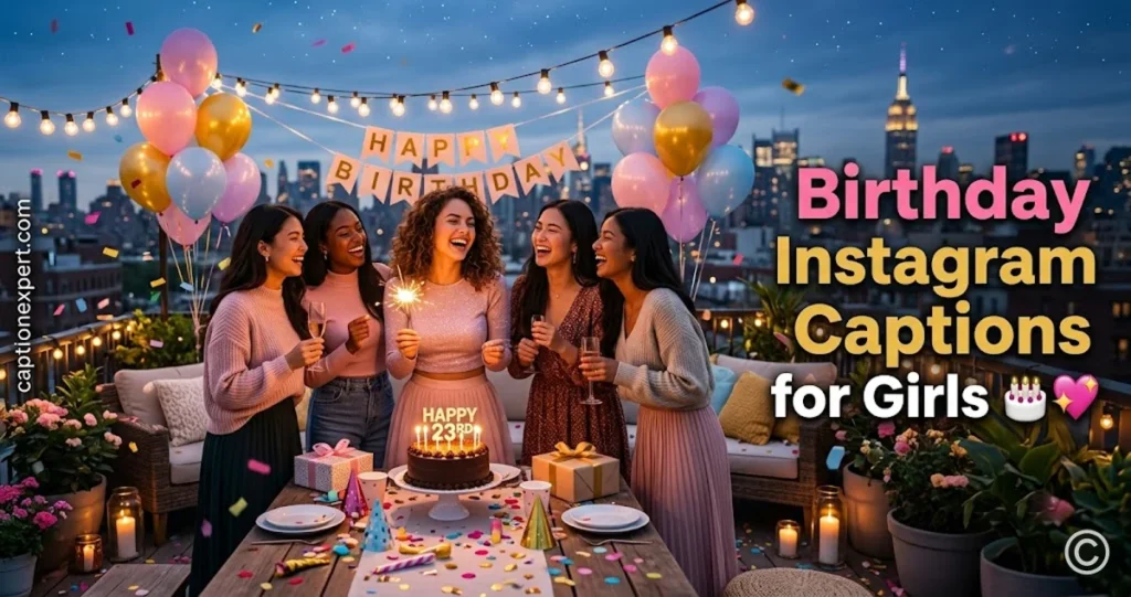Birthday Instagram Captions for Girls