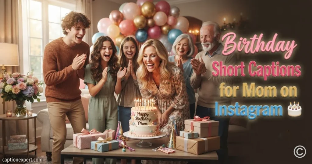 Birthday Short Captions for Mom
