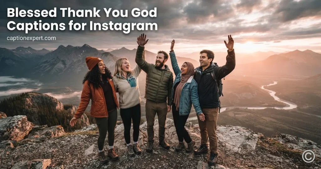Blessed Thank You God Captions for Instagram