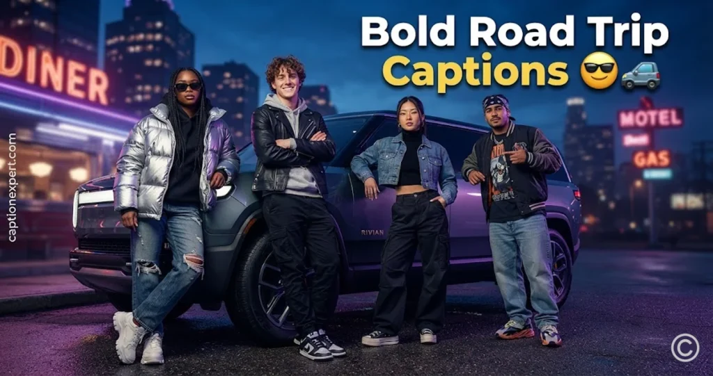 Bold Road Trip Captions 