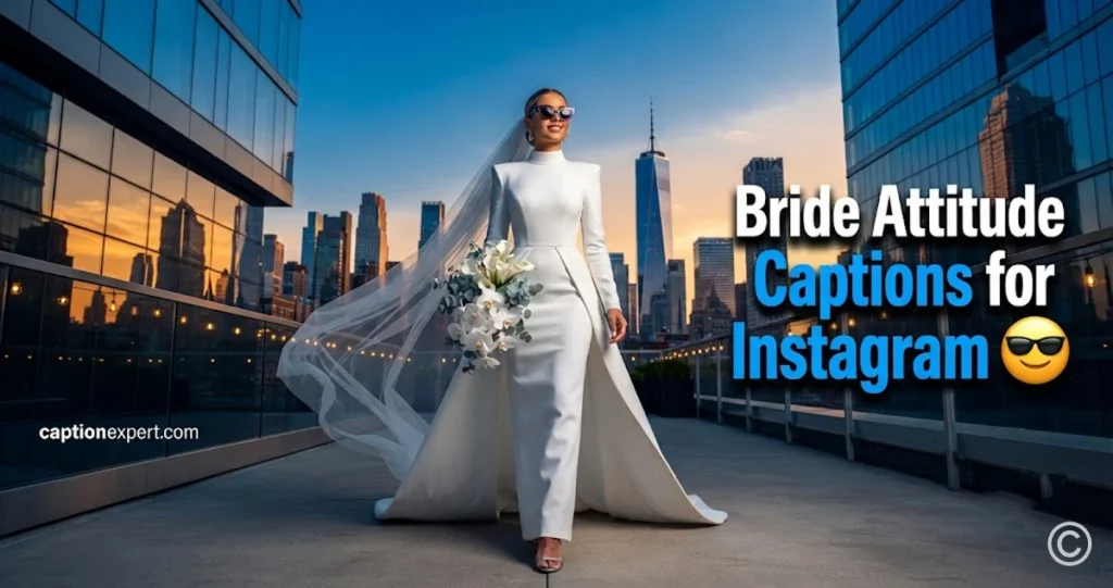 Bride Attitude Captions for Instagram