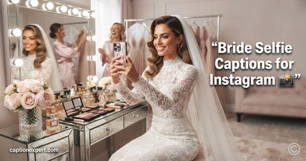 Bride Selfie Captions for Instagram
