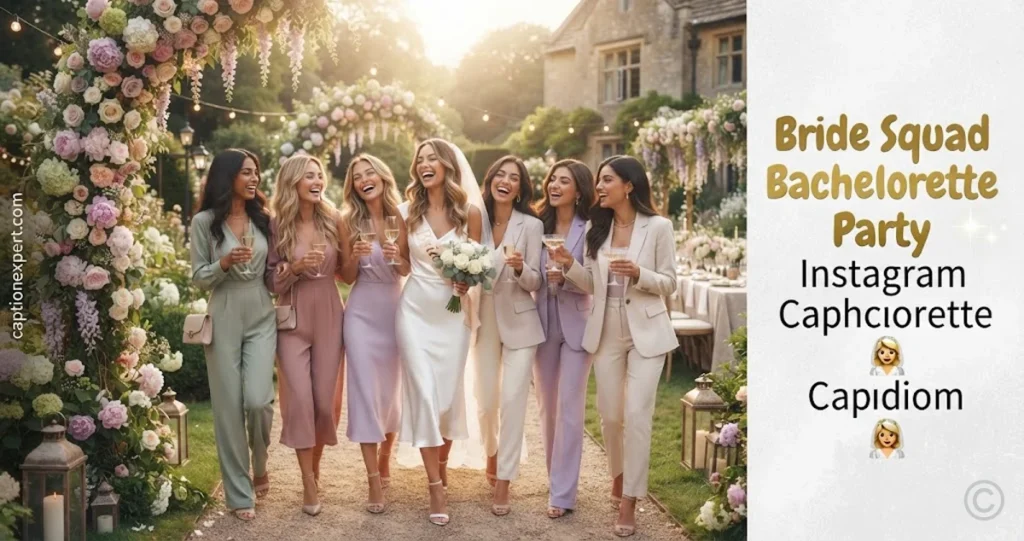 Bride Squad Bachelorette Party Instagram