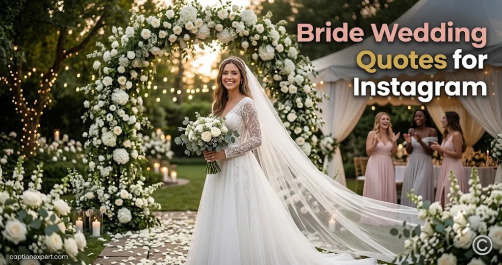 Bride Wedding Quotes for Instagram