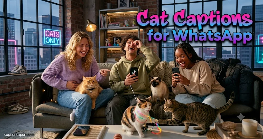 Cat Captions for WhatsApp 
