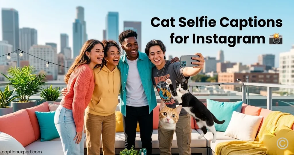 Cat Selfie Captions for Instagram