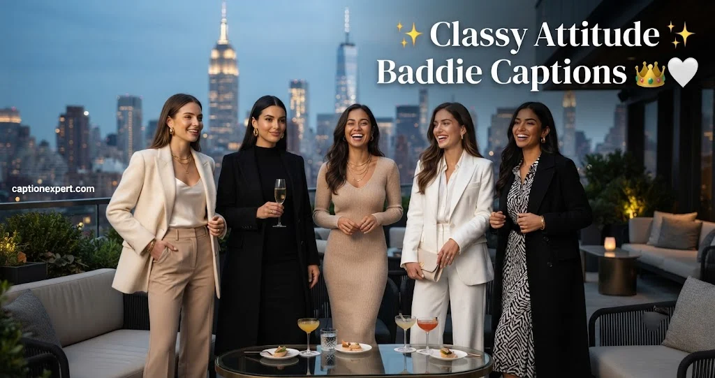  Classy Attitude Baddie Captions