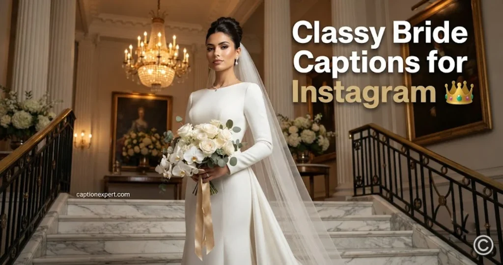 Classy Bride Captions for Instagram
