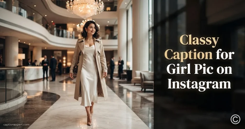 Classy Caption for Girl Pic 
