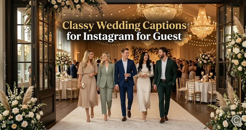 Classy Wedding Captions for Instagram for Guest